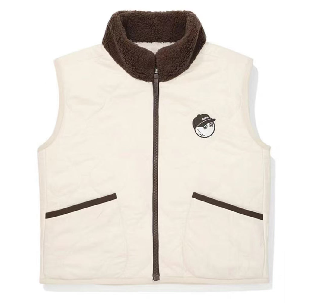 Malbon Golf Women’s Reversible Fleece Insulated Vest