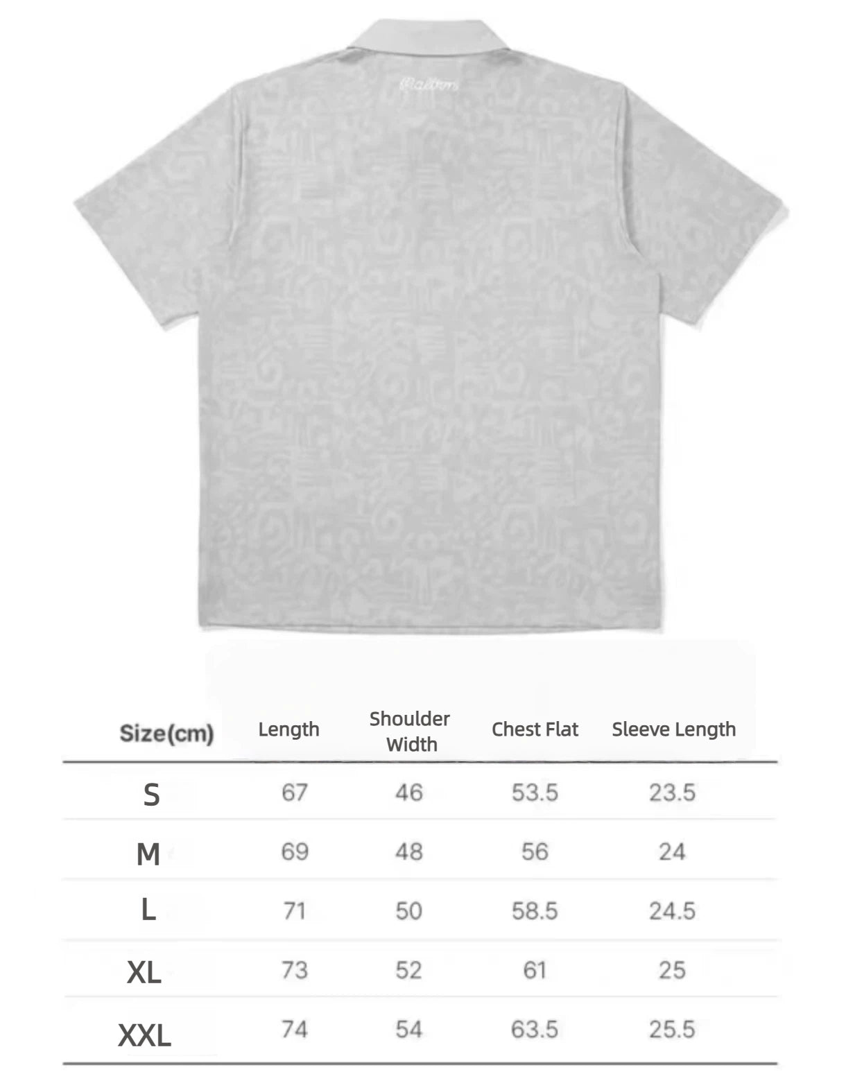 Malbon Golf Men’s Digital Print Casual Polo Shirt