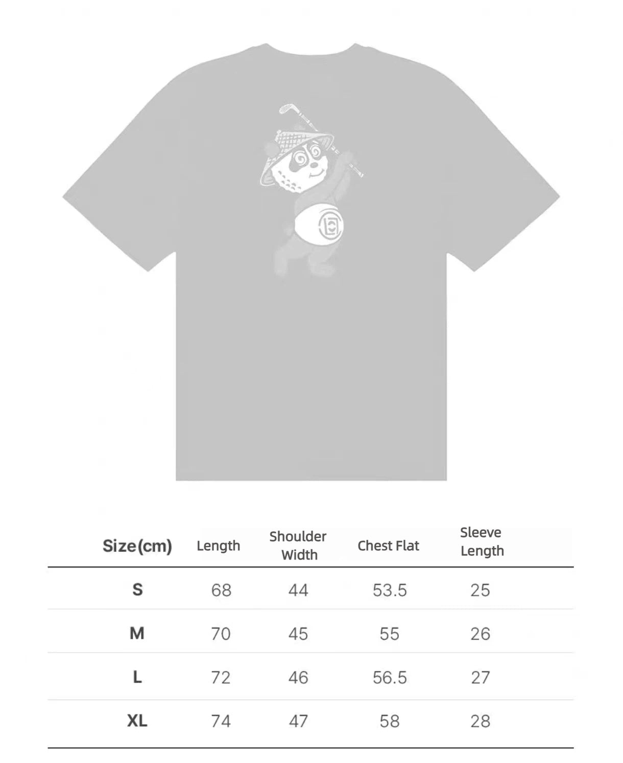 Malbon men's casual athletic graphic golf T-shirt in White - front view