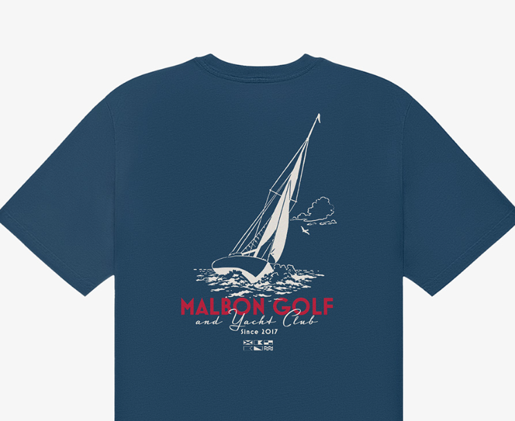 Malbon Golf Vesta Crewneck T-Shirt