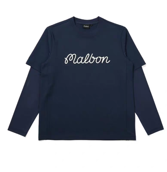 Malbon Golf Men’s Layered Athletic Base Layer Shirt