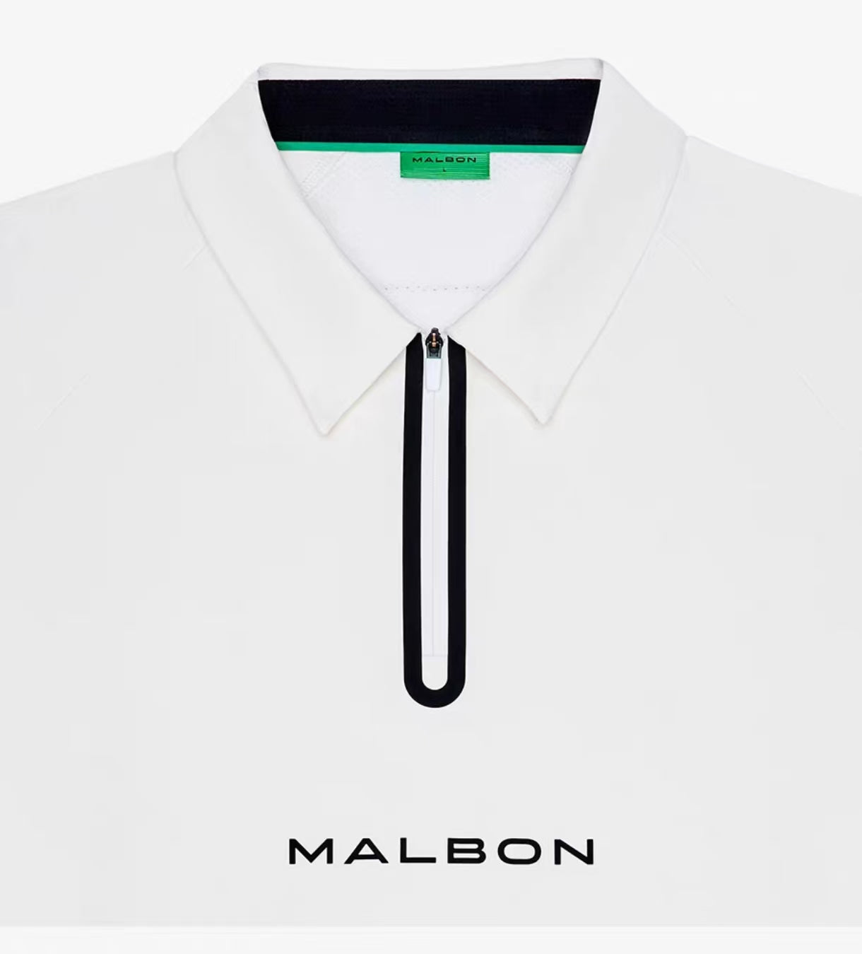 Malbon Golf Quarter-Zip Polo Shirt