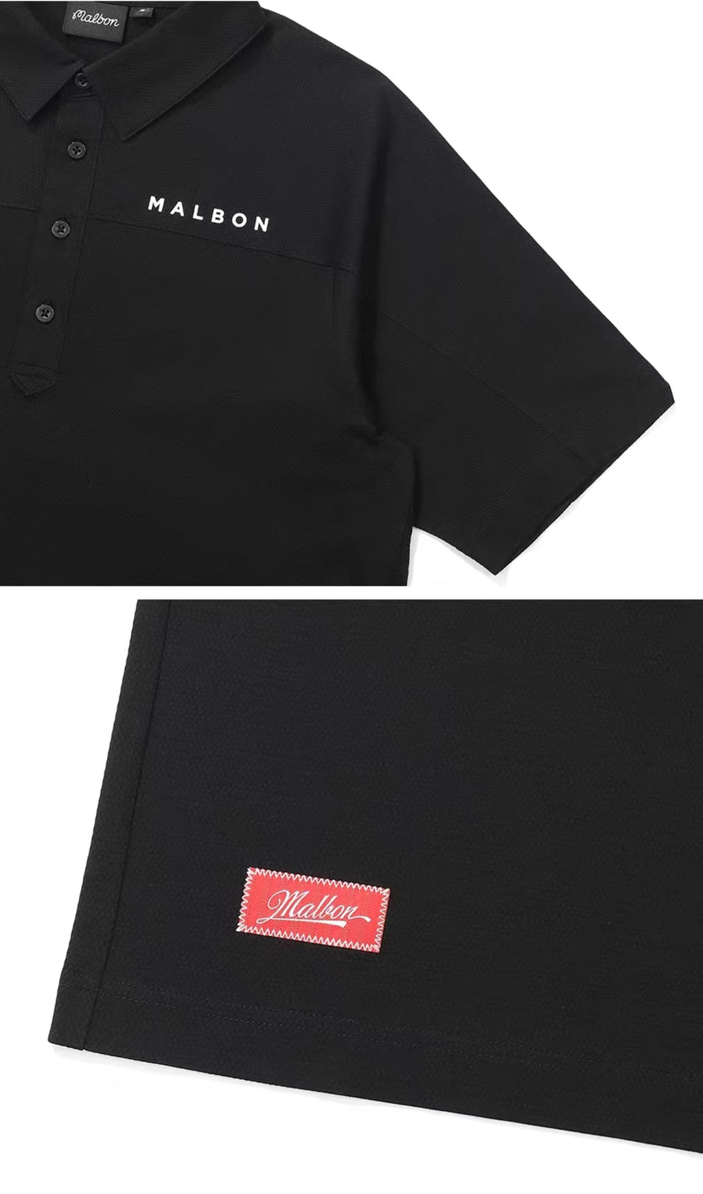 Malbon Golf Men’s Casual Quick-Dry Polo Shirt