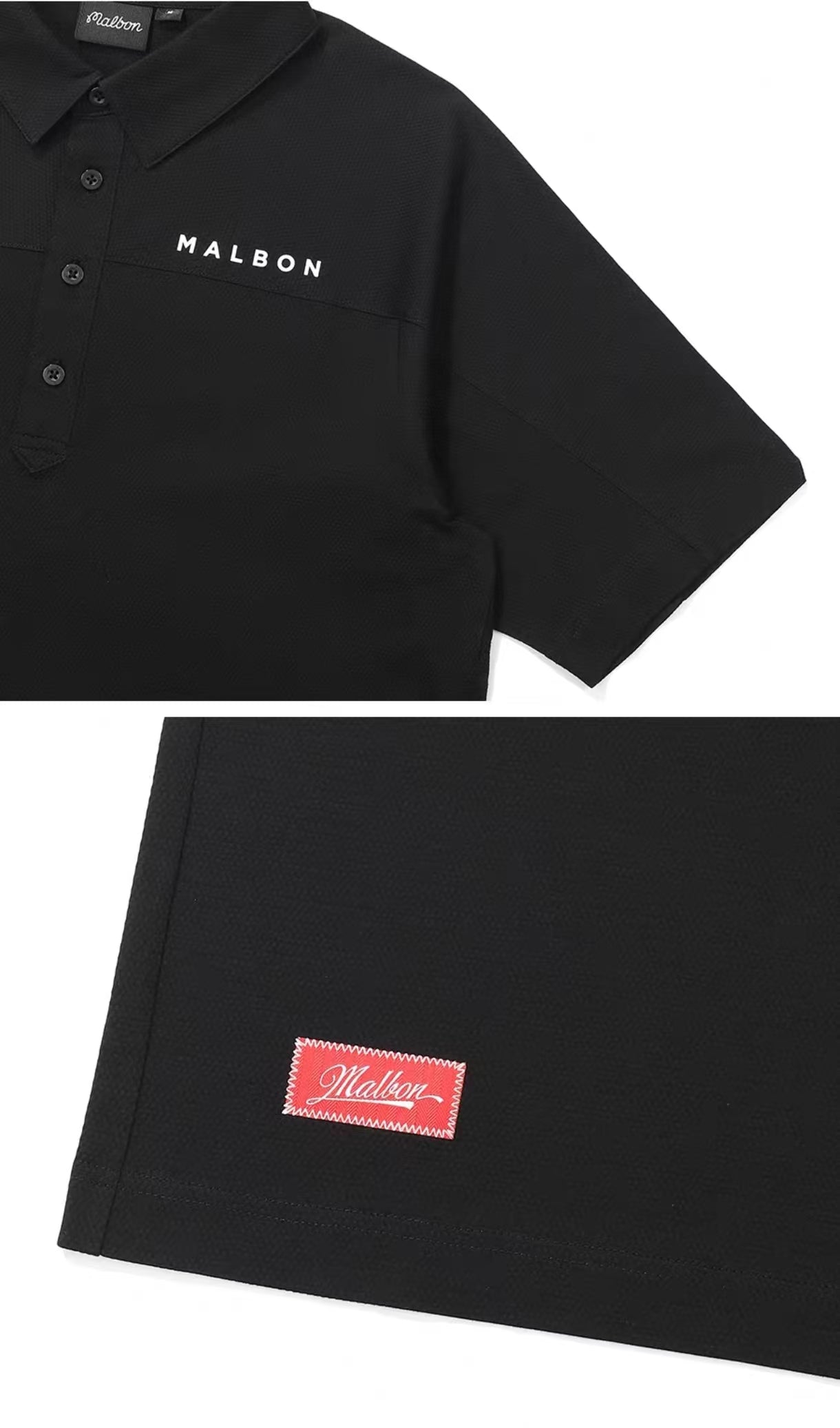 Malbon Golf Men’s Casual Quick-Dry Polo Shirt