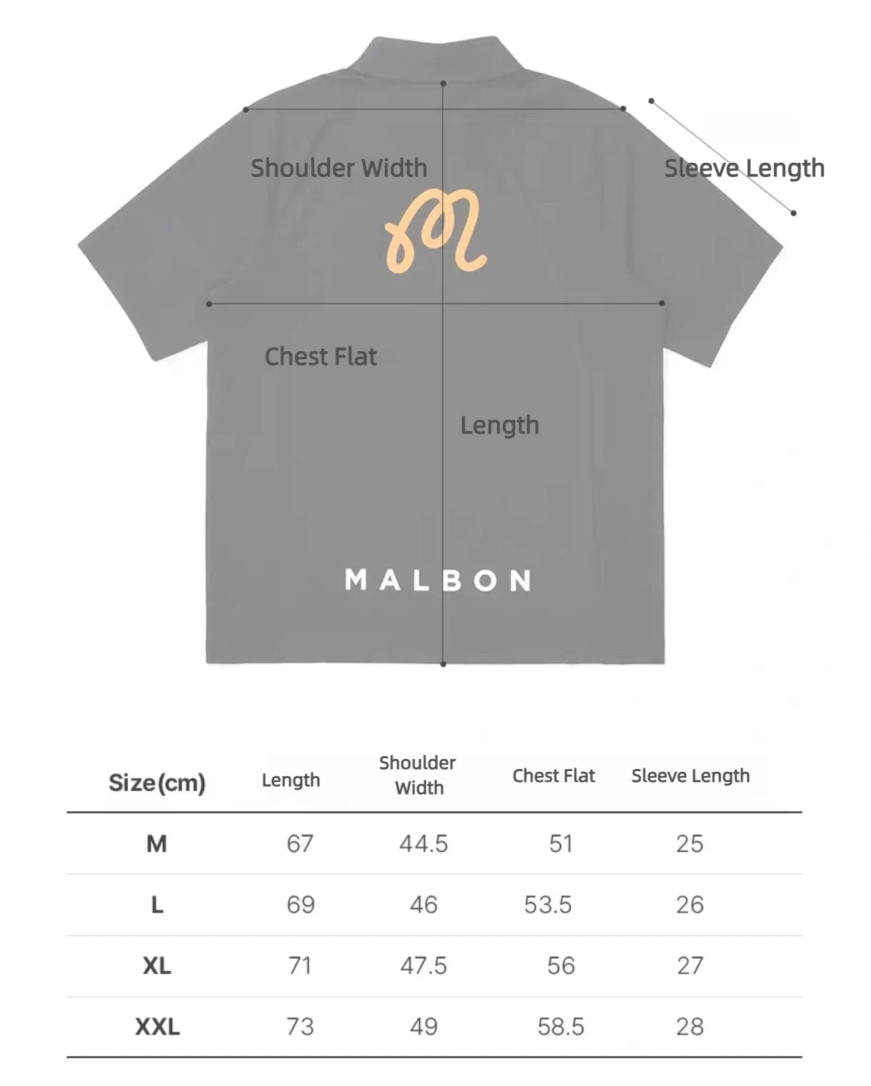 Malbon Golf Men’s Breathable Moisture-Wicking Polo Shirt