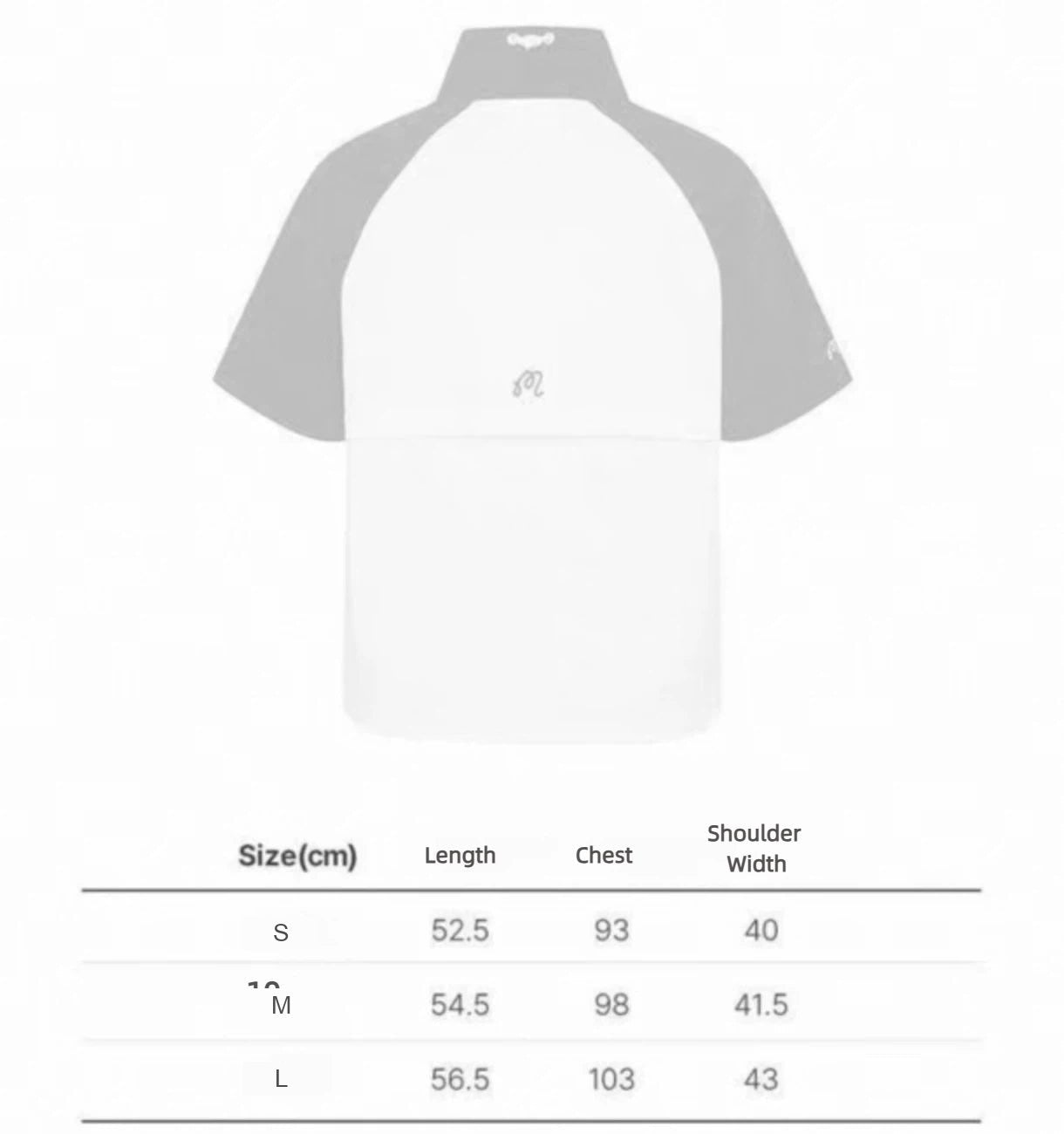 Malbon Golf Women’s Quick-Dry Stand Collar Sports Top green letter size chart