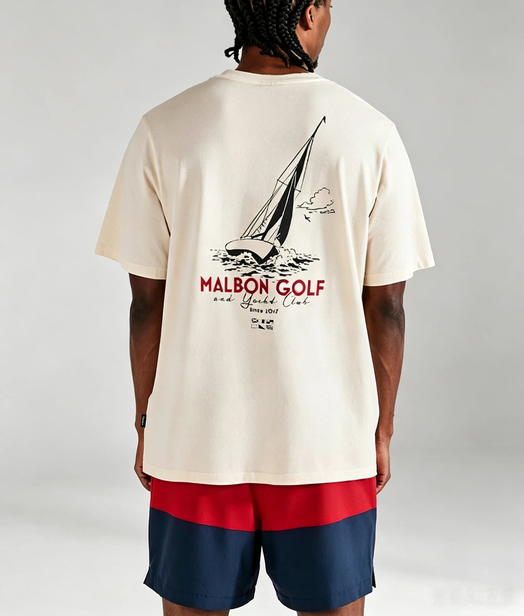 Malbon Golf Vesta Crewneck T-Shirt