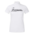 Women’s Summer Breathable Quick-Dry Sun Protection Slim Golf Shirt in White - product view