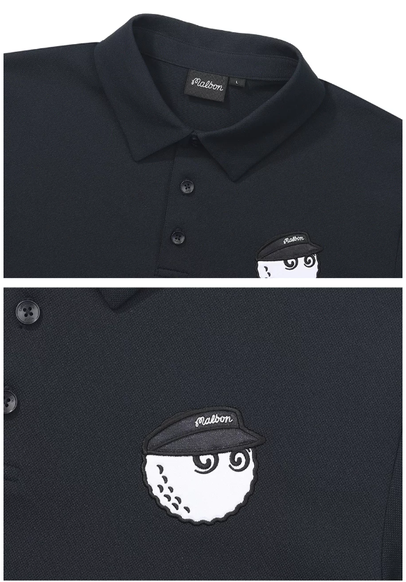 Malbon Golf Men’s Breathable Polo Shirt