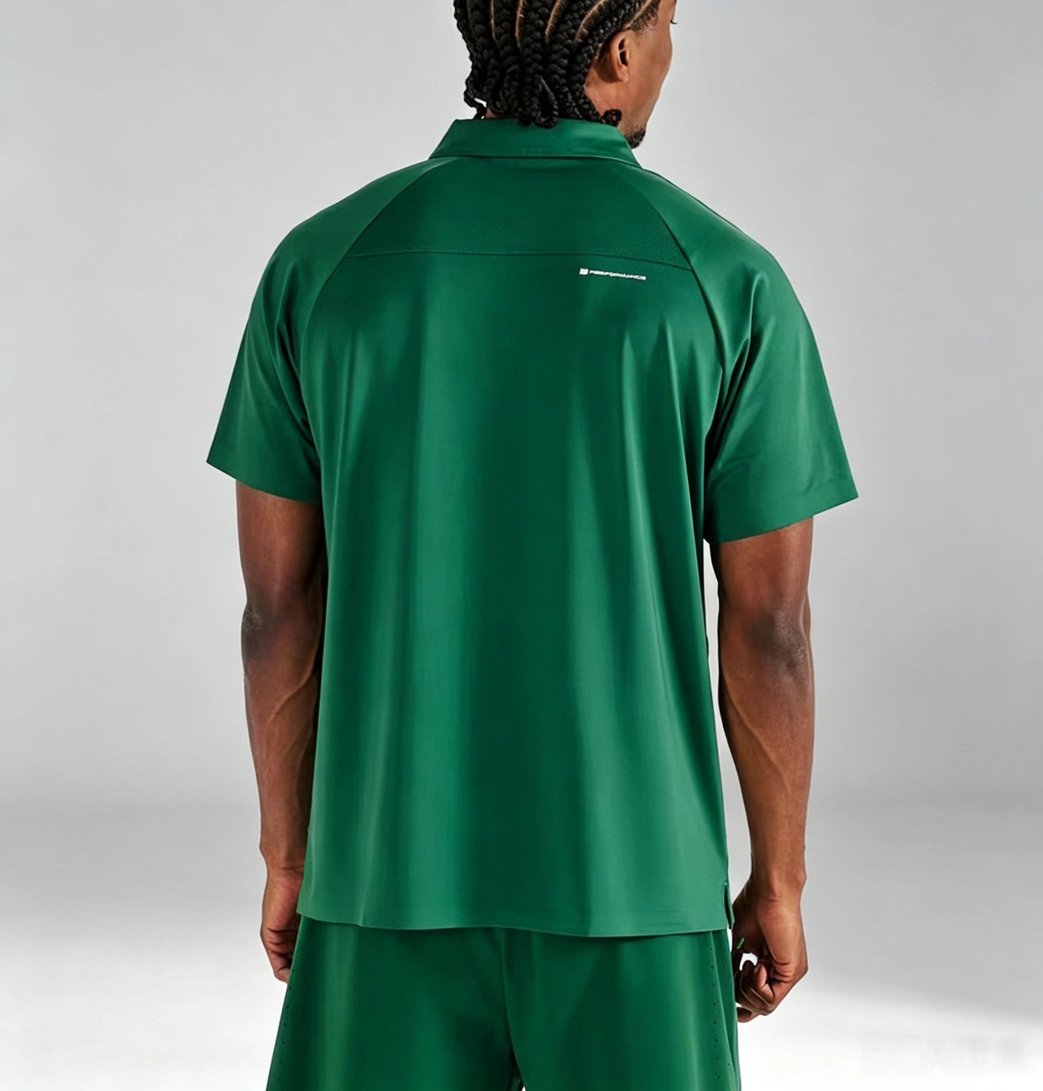 Malbon Golf Quarter-Zip Polo Shirt