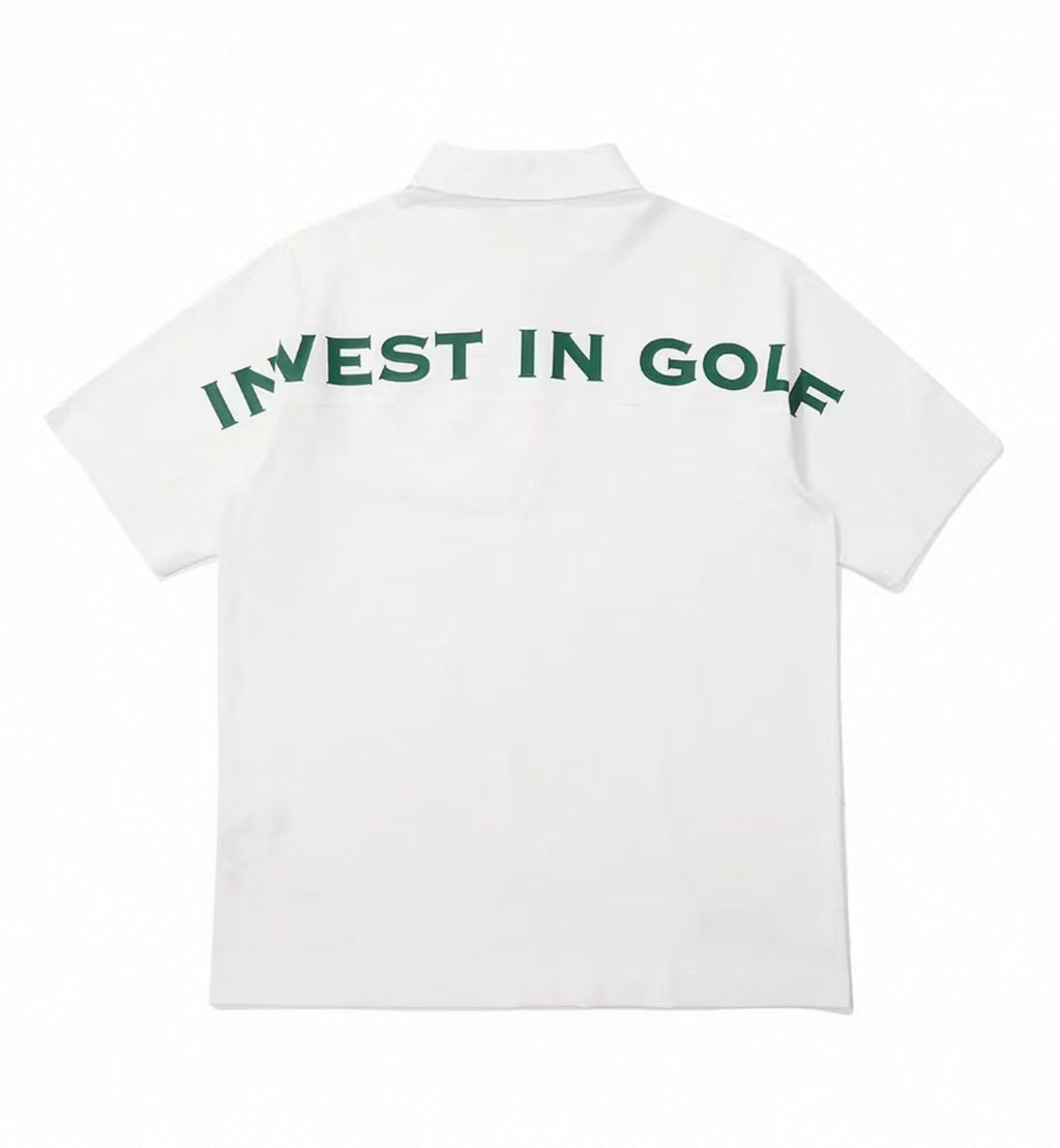 Malbon Golf Men’s Casual Quick-Dry Polo Shirt