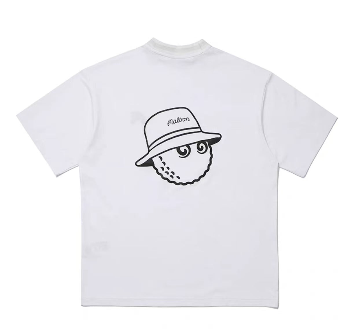 Malbon Golf Men’s Relaxed Fit Cotton Crewneck T-Shirt