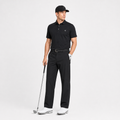 Malbon Golf Men's Stretch Quick-Dry Straight Pants Black model wearing view