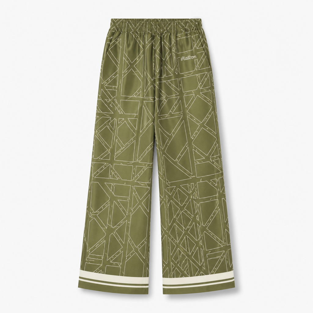 Malbon Irena Pant Olivine front view