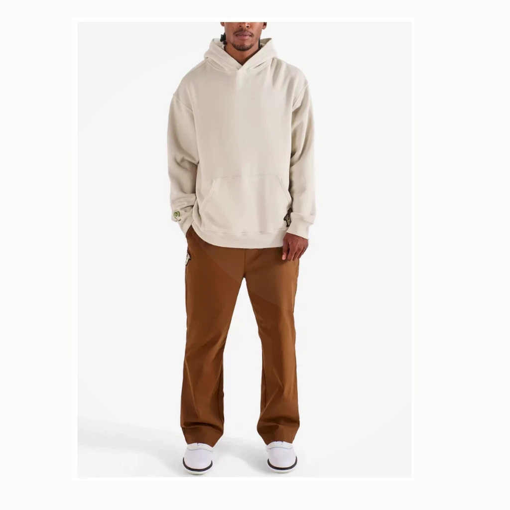 Malbon Malbon Fesque Foraging Hoodie cream model image 6