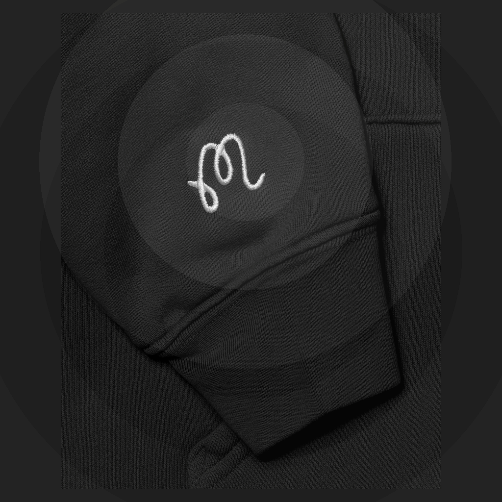 Malbon Malbon Fesque Hoodie black model image 4