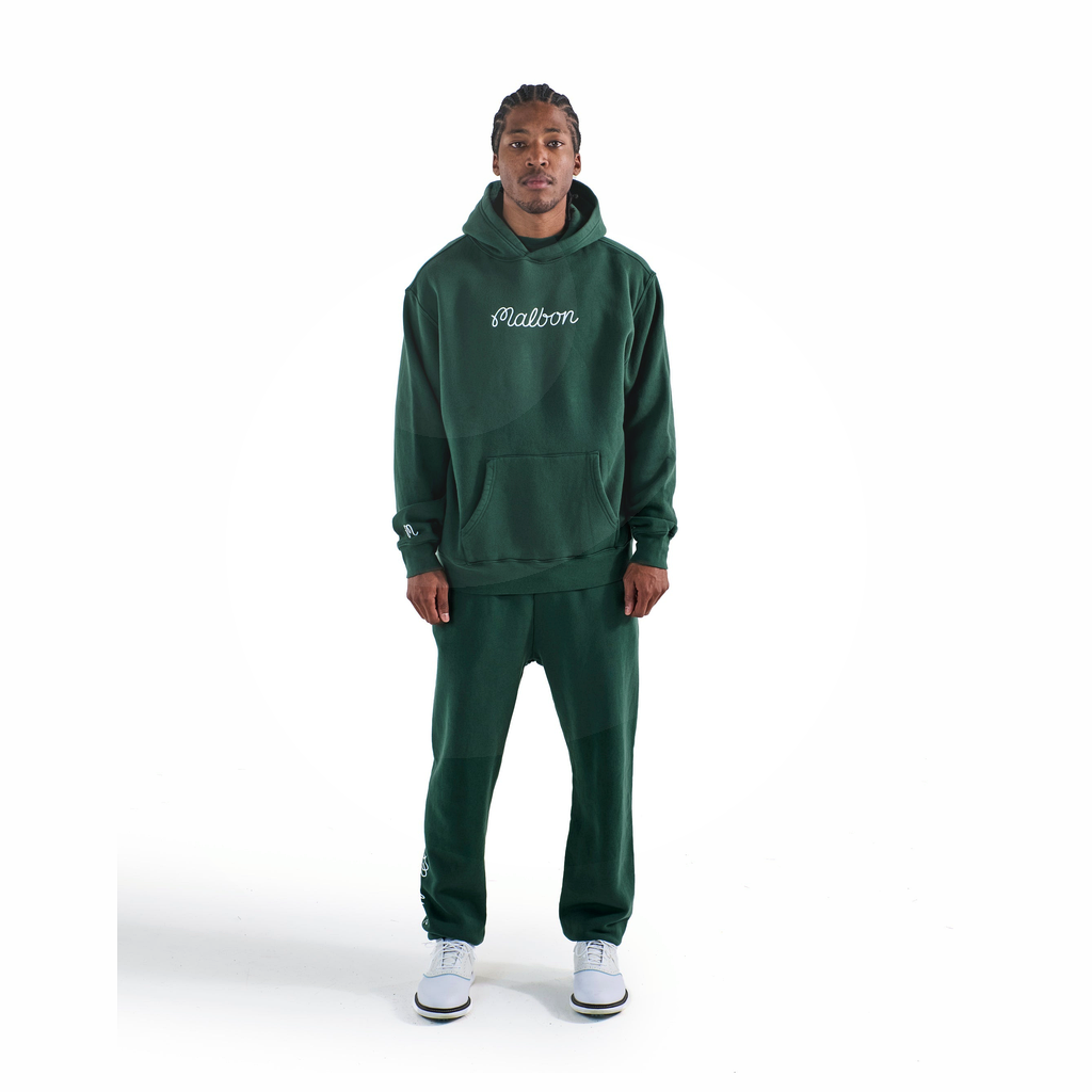 Malbon Malbon Fesque Hoodie forest model image 6