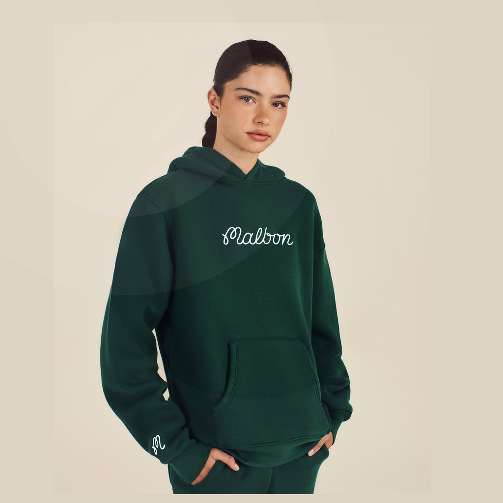 Malbon Malbon Fesque Hoodie forest model image 9