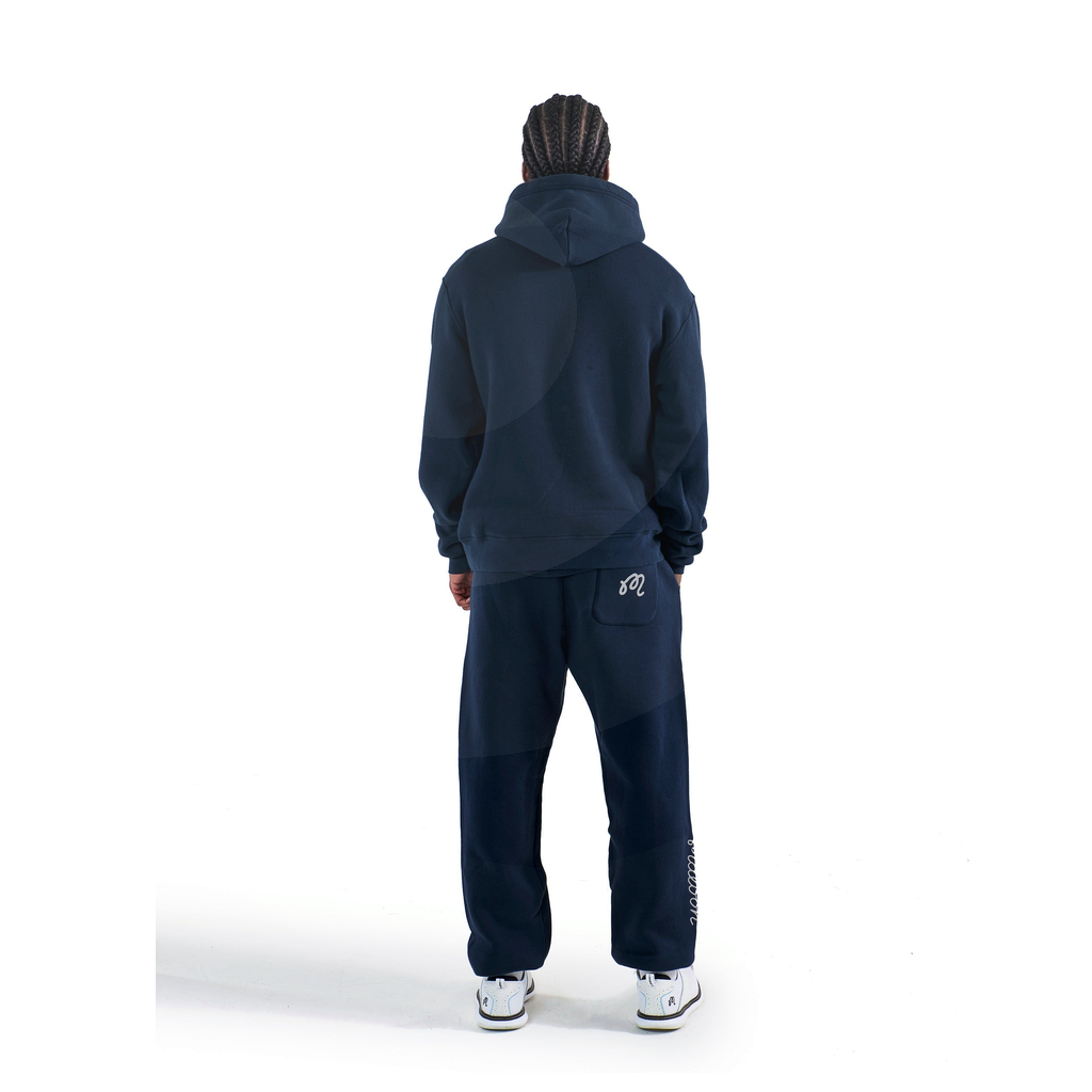 Malbon Malbon Fesque Hoodie navy model image 17