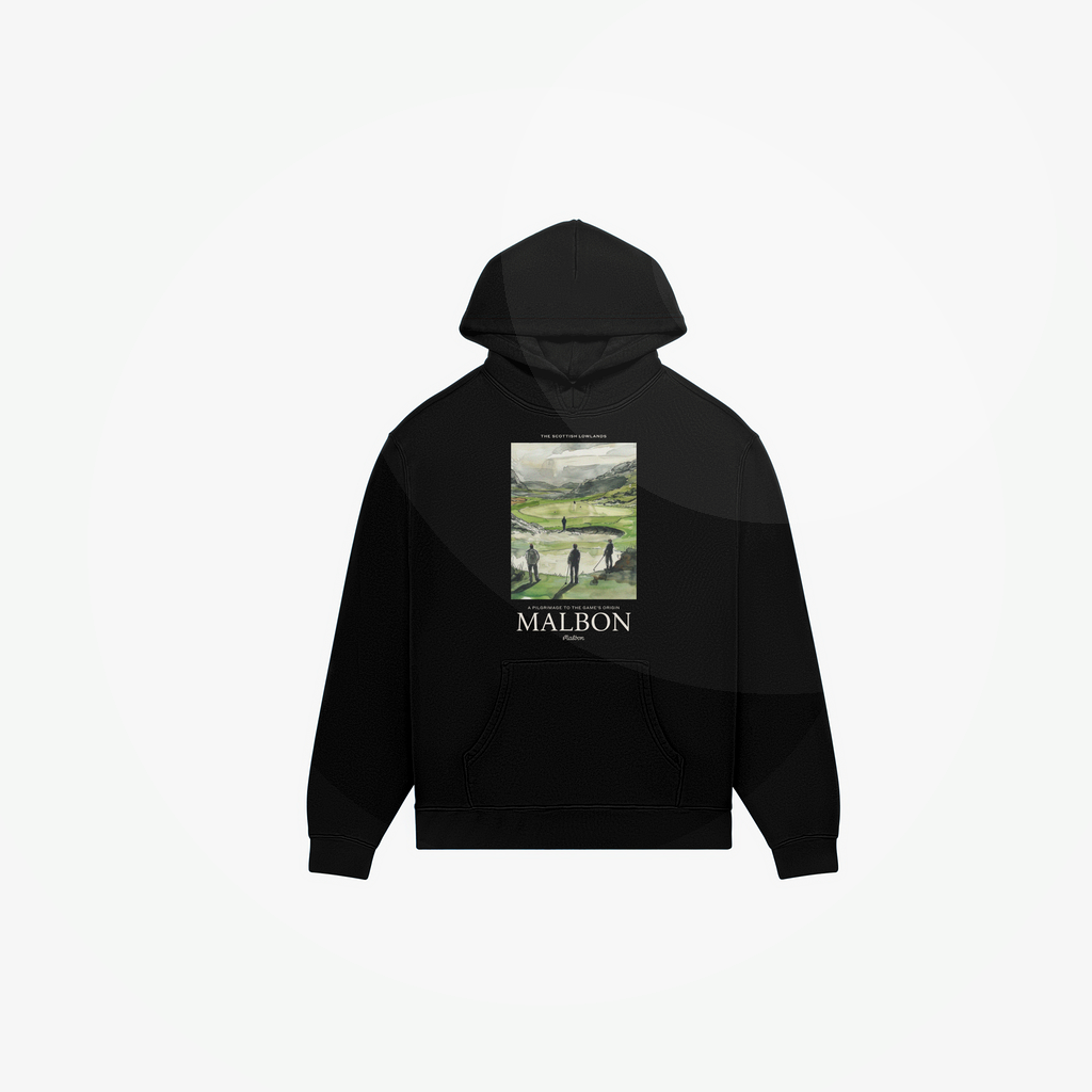 Malbon Malbon Fesque Lowlands Hoodie black model image 1