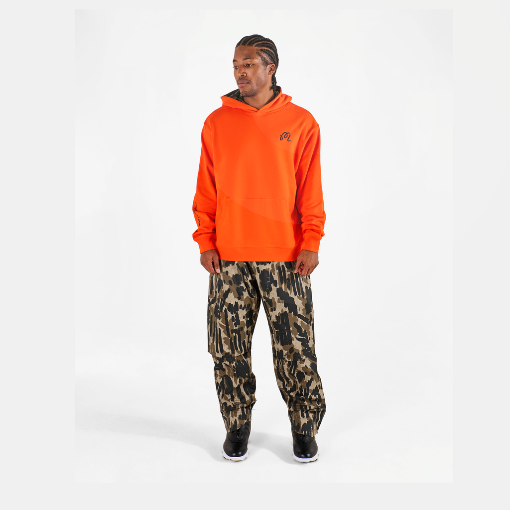 Malbon Malbon Fesque Tour Divot Camo Hoodie orange model image 3