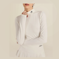 Malbon Malbon Rally Mockneck white model image 1
