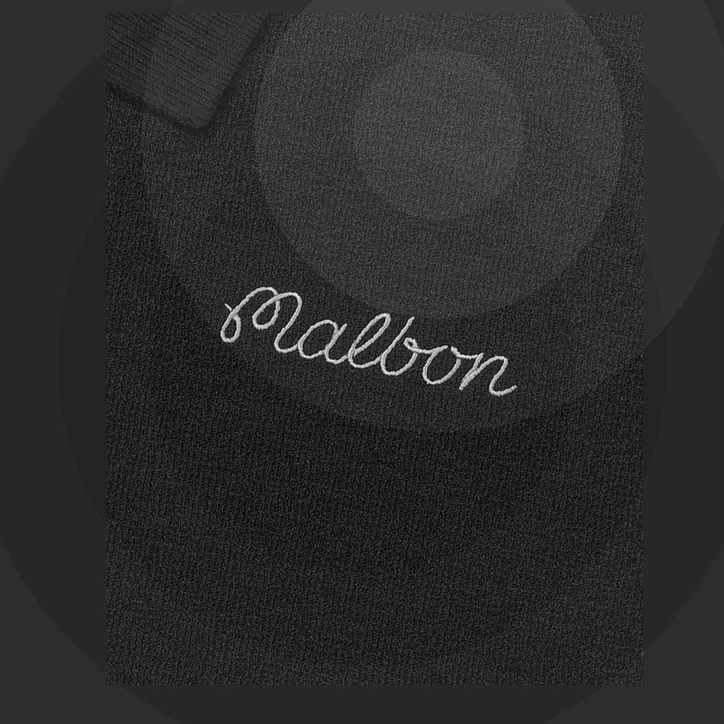 Malbon Malbon Studio Seoul Polo Sweatshirt black model image 9