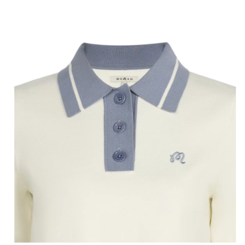 Malbon Mikaylaknit Polo White product view
