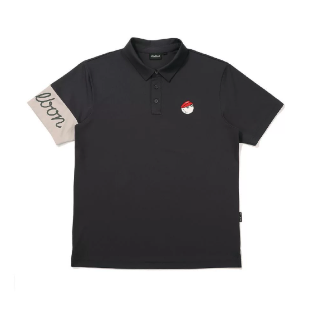 Malbon Short Sleeve Golf Polo Black product view