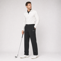 Malbon Studio Seoul Pintuck Straight Pant Black model wearing view