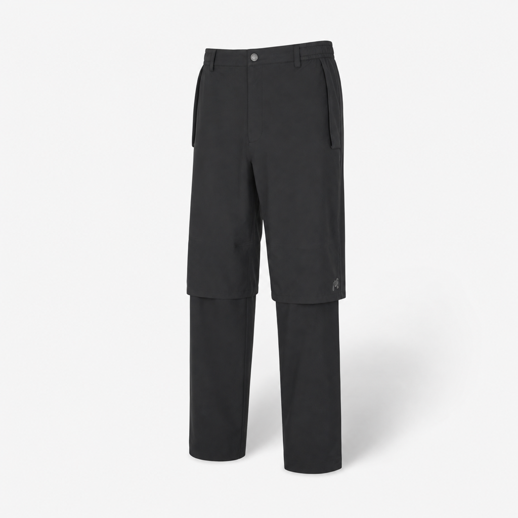 Malbon Studio Seoul Rain Pant Black Black model wearing view