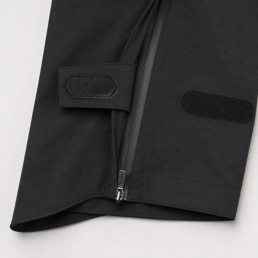 Malbon Studio Seoul Rain Pant Black Black detail view