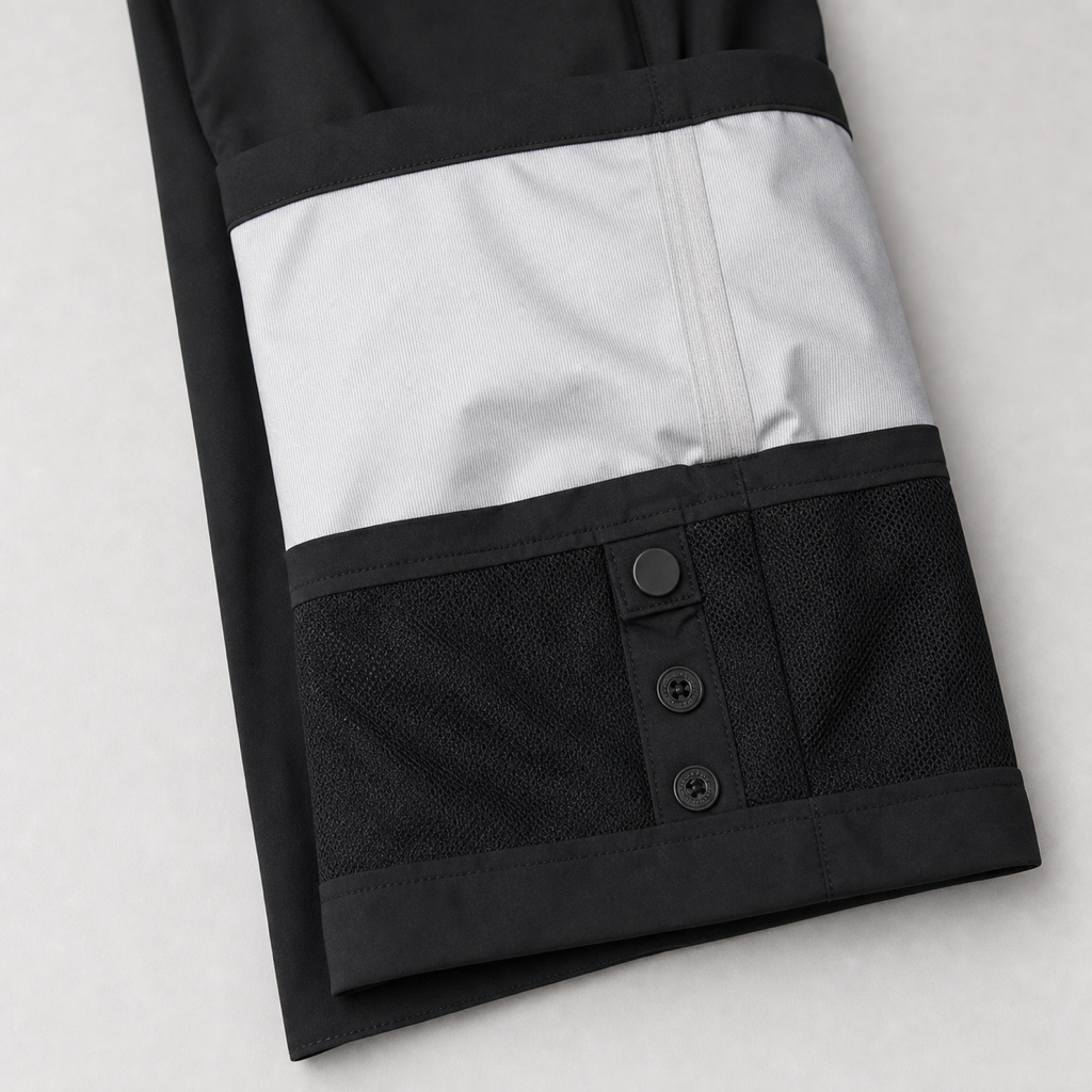 Malbon Studio Seoul Rain Pant Black Black detail view