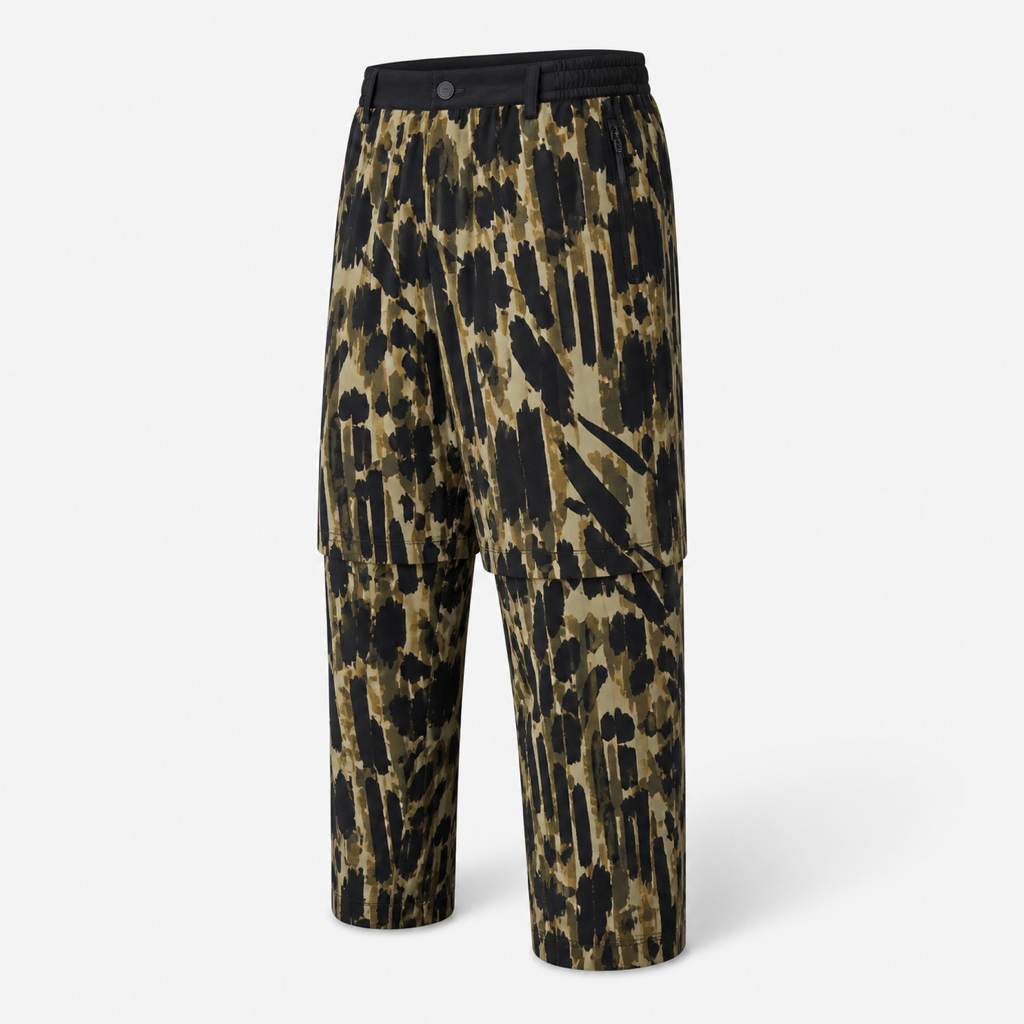 Malbon Tour Divot Camo Rain Pant Bark Camo Bark Camo front product view