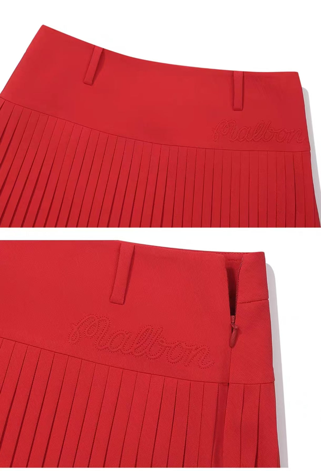 Malbon Studio Seoul Wrap Pleated Skirt
